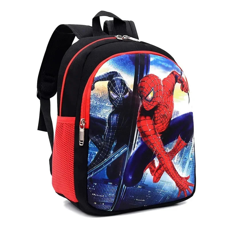 Children schoolbag Spiderman backpack weight-reducing kindergarten Iron Man backpack boys and girls cartoon backpack GlowCart
