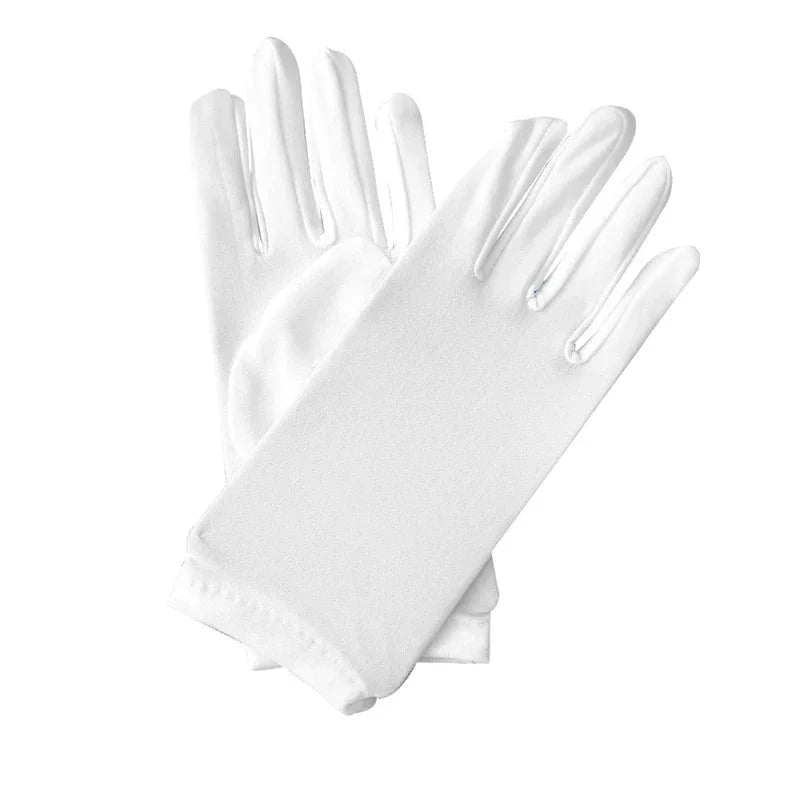 Woman Gloves for Summer Satin Sunscreen  Female Thin Solid GlowCart
