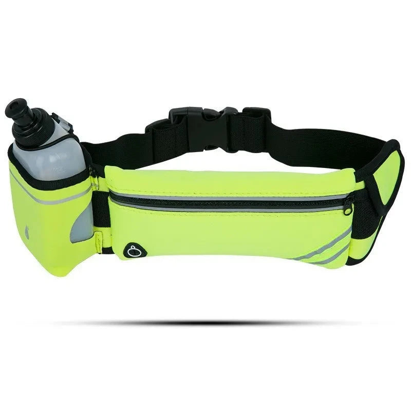 Running Belt Waist Bag Sports Fanny Pack Women Men Phone Pouch with Bottle Hydration Waterproof Run Accessories GlowCart
