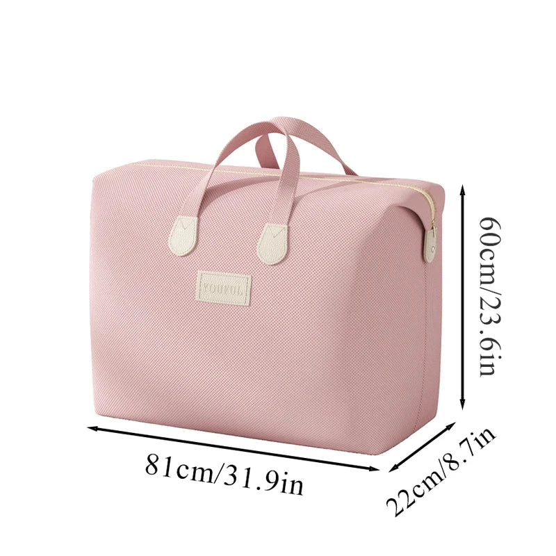 Foldable travel bag Tote non-woven large capacity duffel bag GlowCart