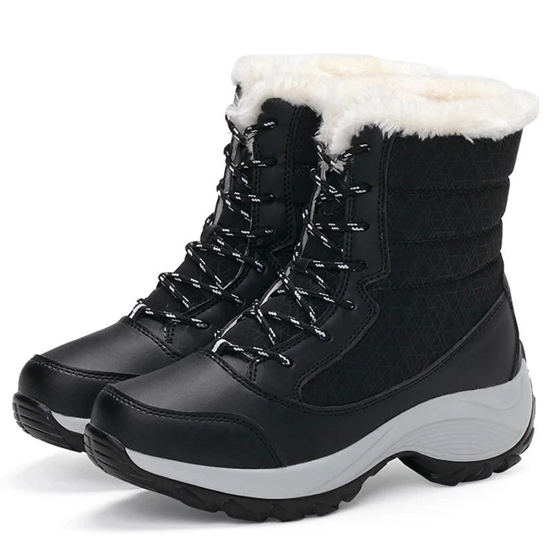 Snow Boots Women Platform Boots Non-slip Women Winter Shoes GlowCart