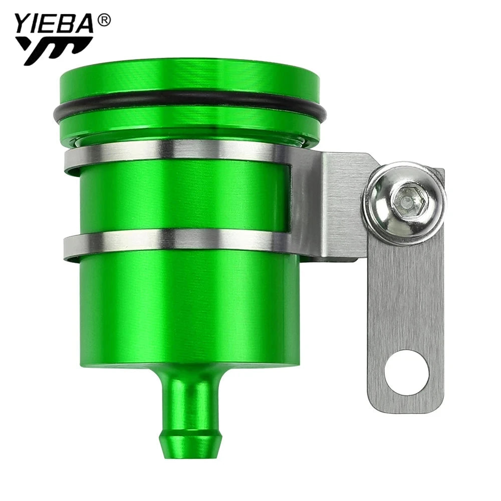 Universal Motorcycle Aluminum Alloy Brake Fluid Reservoir Rear Front Clutch Tank Oil Fluid Cup Motorcycle Refitting Accessories GlowCart
