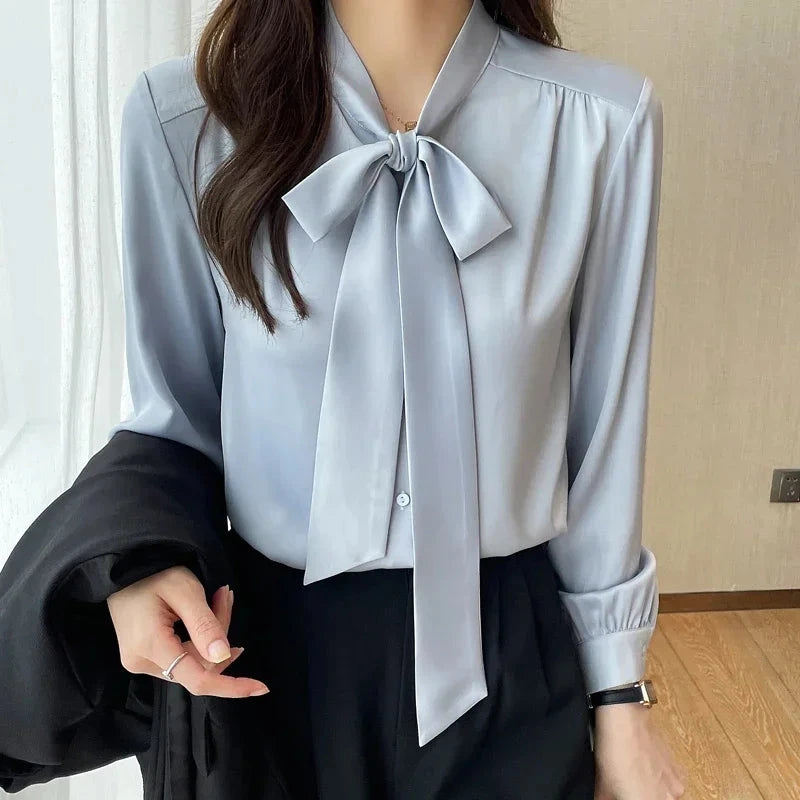 2024 Autumn Shirt for Women Korean Fashion Long Sleeve GlowCart