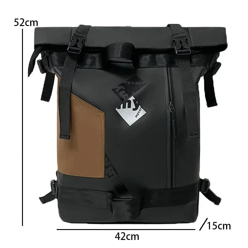 2024 Waterproof Casual Backpack Men College Students School GlowCart