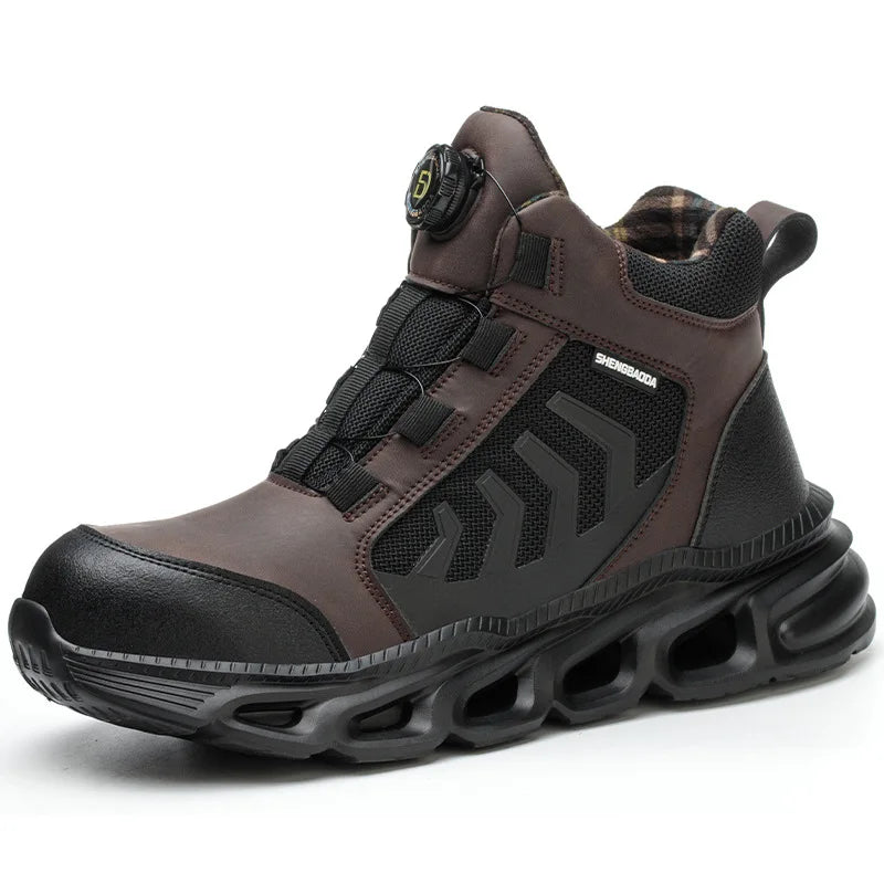 Insulation 6KV Work Safety Boots Men Anti smash Anti Puncture Security Protective Safety Shoes Men Work Shoes Plus Size 47 48 GlowCart