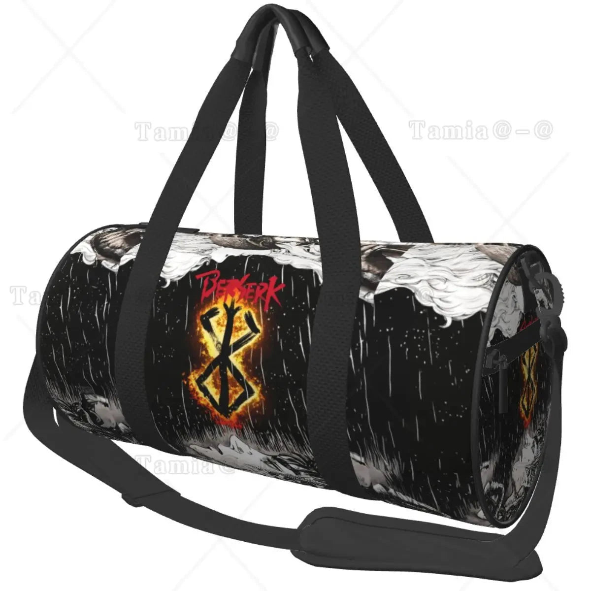 Japan Anime Bereserk Sports Gym Bag with Pocket Waterproof GlowCart