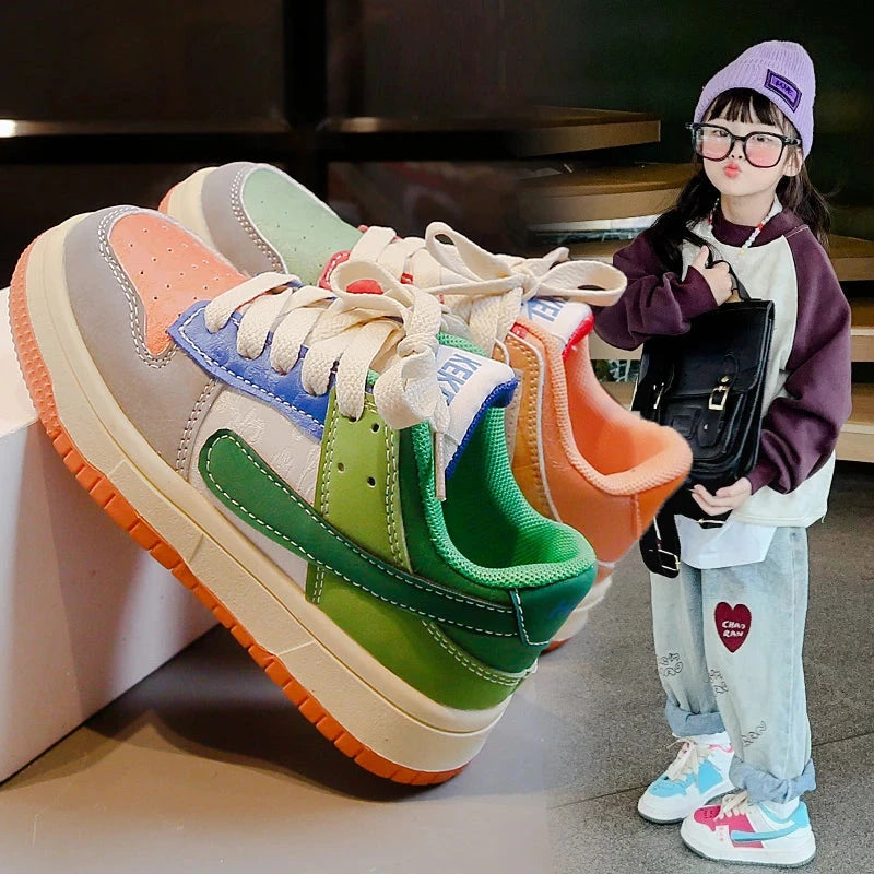 New Style Spring Autumn Children's Casual Sneakers Comfortable Breathable Sports Shoes for Boys and Girls Kids Shoes GlowCart