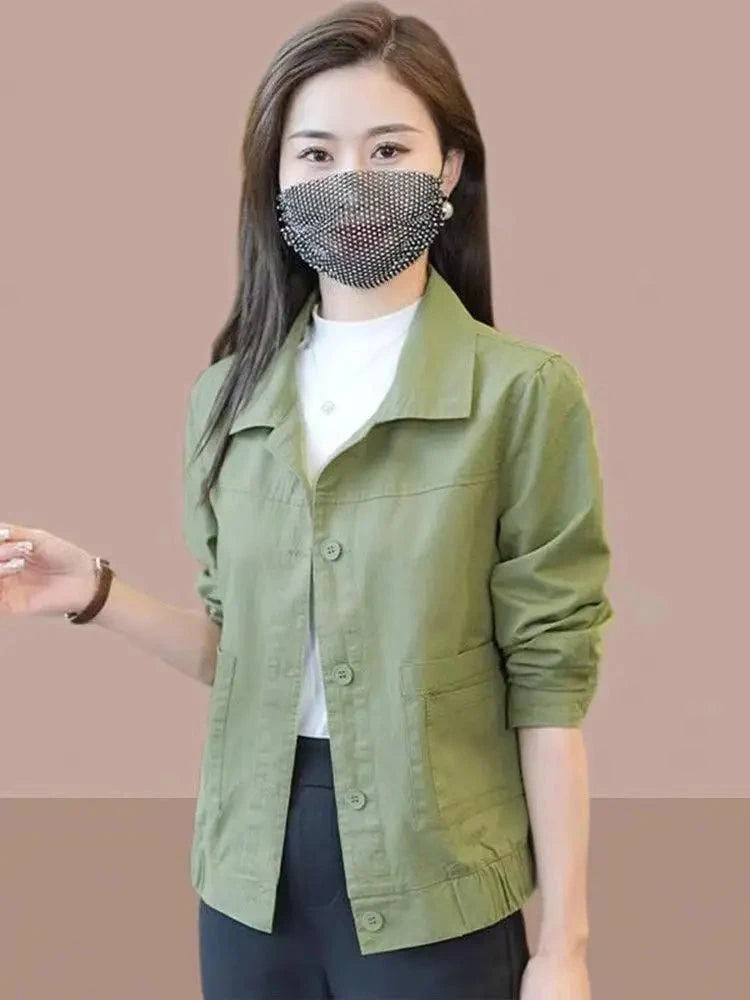 Spring Summer Women Thin Short Jacket Mother Fashion GlowCart