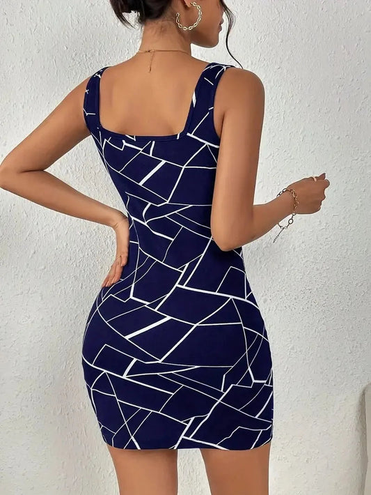 2025 Summer New Arrival: Chic Camisole Dress with Temperament Print for Women – European & American Style, Sexy & Trendy, Body-h GlowCart