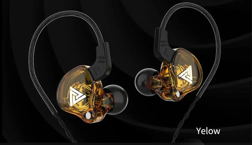 3.5mm Cable Wired Earphones QKZ AK6 HiFi Sound Quality GlowCart