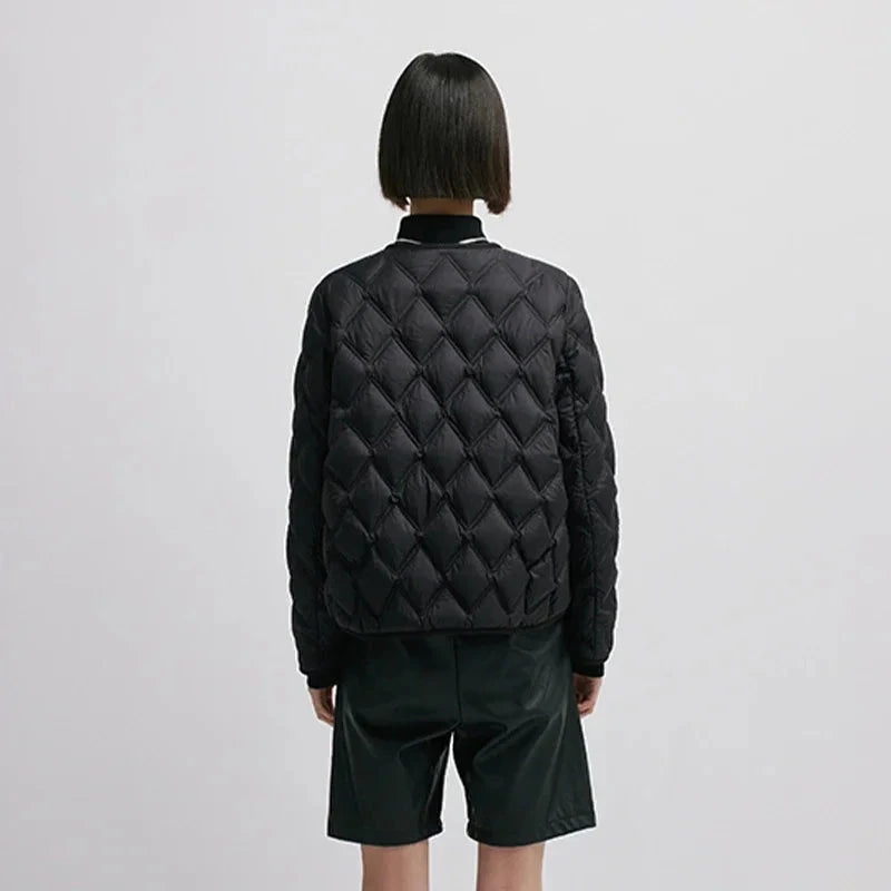 Chericom Women's Down Jacket Eye-catching Graphic Prints GlowCart