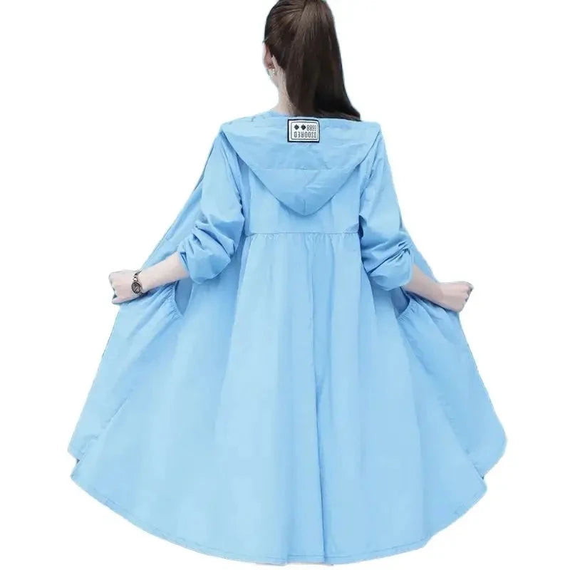 Long Sunscreen Clothing For Women 2025 New Summer Loose GlowCart