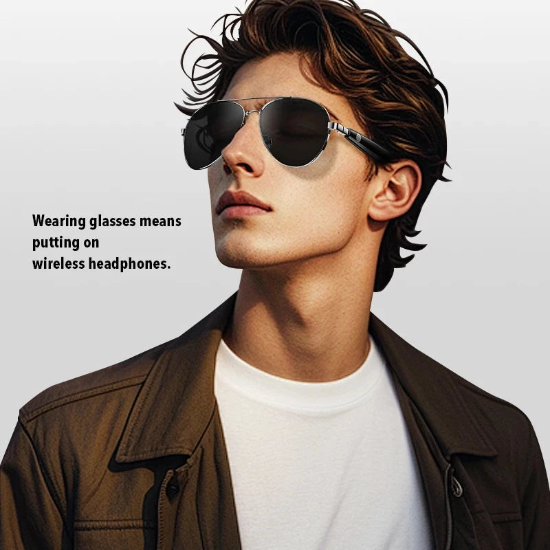 New wireless bluetooth glasses smart sunglasses headset GlowCart