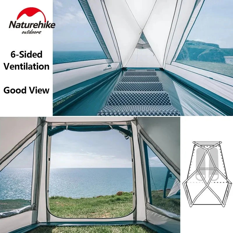 Naturehike Air 7.3 UPF50 Ultralight Inflatable Tent 1-2 GlowCart