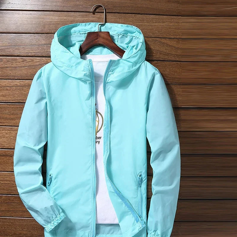 S-7XL Windproof Quick Dry Coat Ultra-Light Waterproof Jacket GlowCart