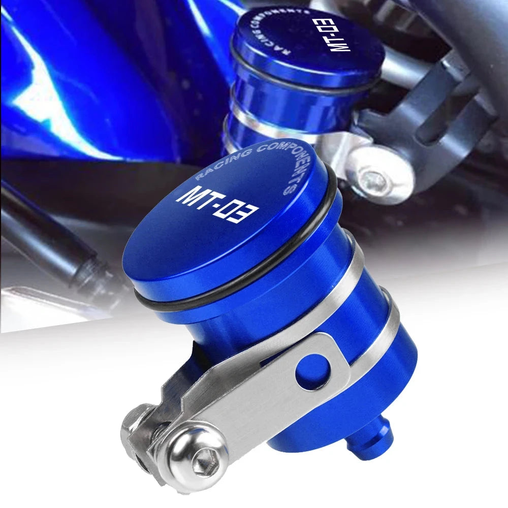 Motorcycle Brake Cylinder Fluid Reservoir Rear Front Clutch Tank Oil Fluid Cup For yamaha MT 03 MT03 MT-03 2005-2019 2018 2017 GlowCart