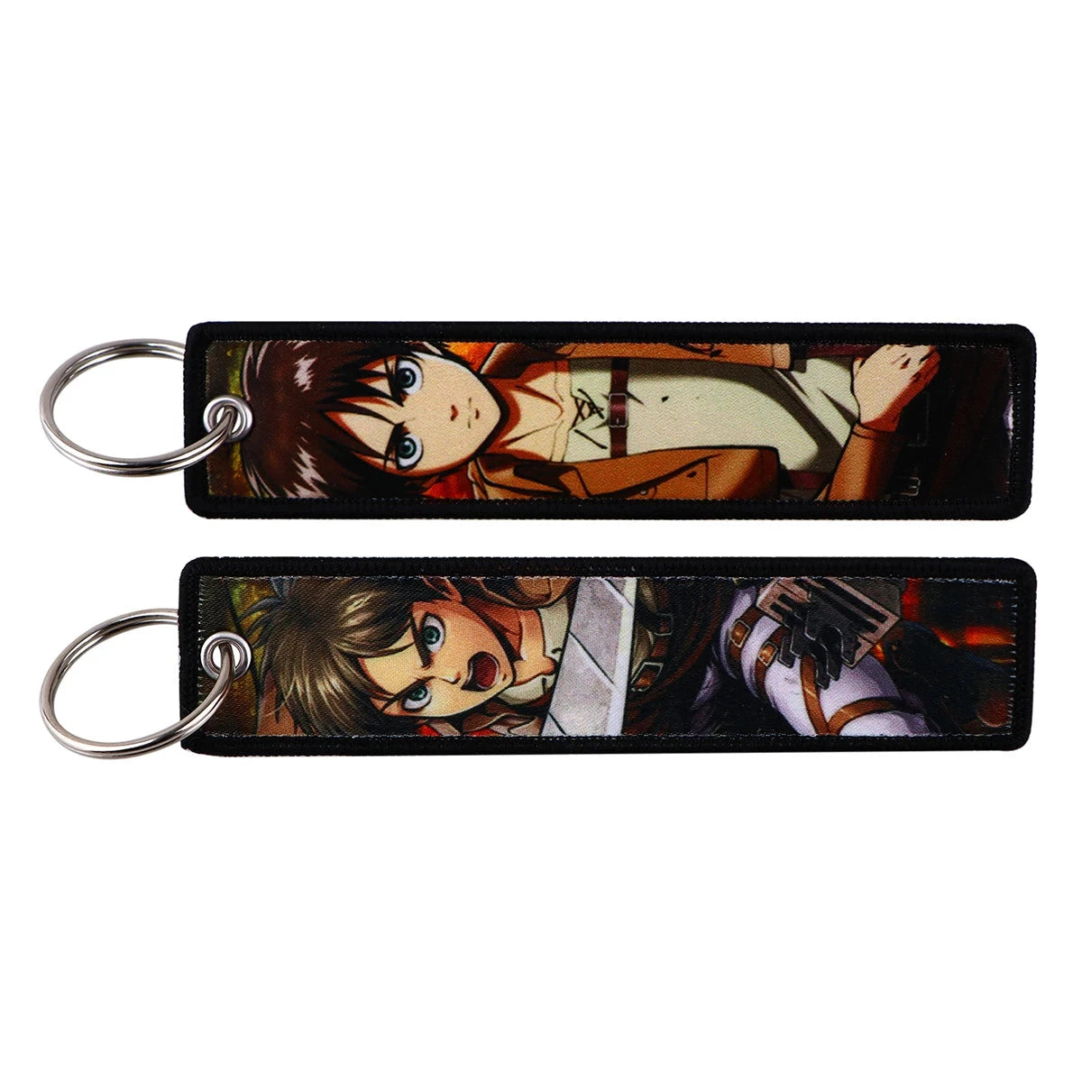 Classic Anime Cool Embroidery Key Fobs Key Tag Motorcycles GlowCart