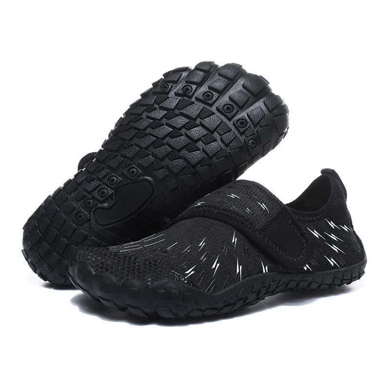 Children Quick Dry Wading Sneakers Boys Girls Light Breathable Beach Aqua Shoes Kid's Elastic Non-slip Water Sports Shoes GlowCart