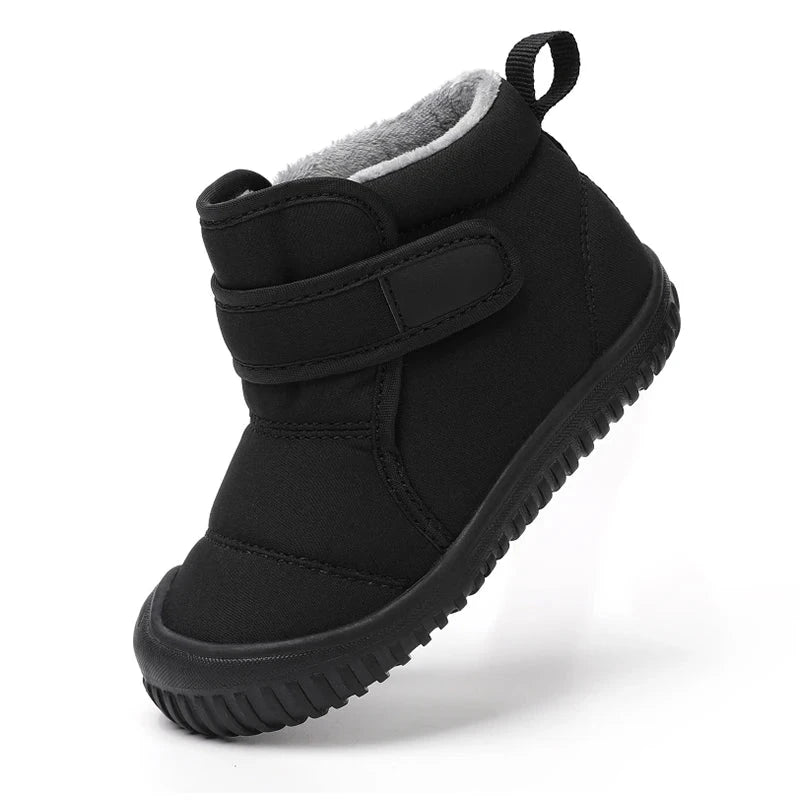 Unisex Kids' Outdoor Anti-slip Winter Snow Boots Warm Plush Toddler Boys Girls Comfortable Walking Shoes Size 19-28 GlowCart