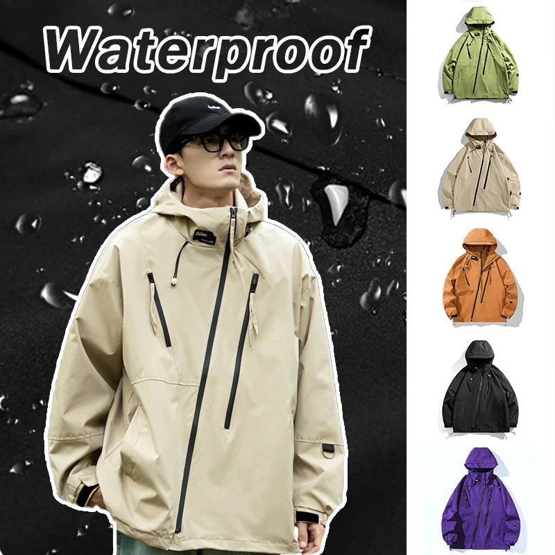 Hiking Jackets Men Waterproof Coats Women's Windproof GlowCart
