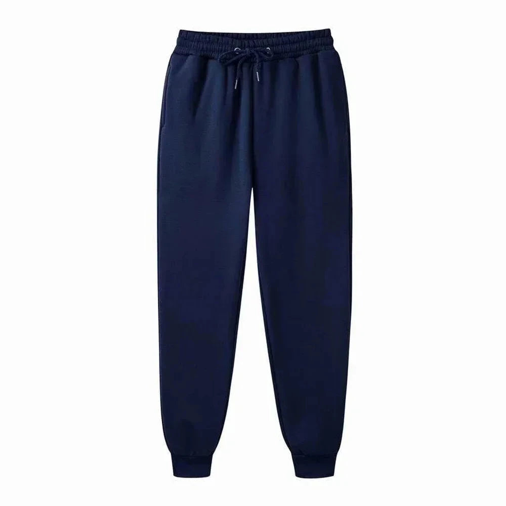 Mens Casual Pants Autumn Winter Fleece Sweatpants Men GlowCart