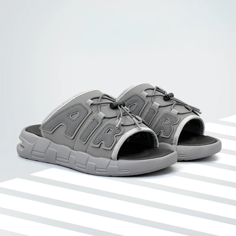 Men's Sport Slippers Summer Sandals Thick Sole Beach Flip-flops Flats Outdoor Breathable Sneaker Size 40-49 Big Fat GlowCart