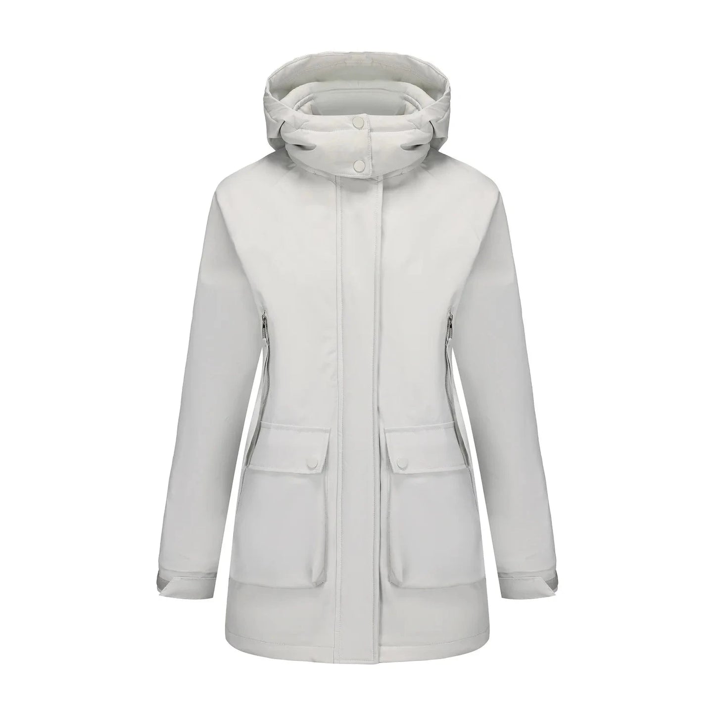 Women's Winter Jacket Coat Detachable Cap Fleece Down Parka GlowCart