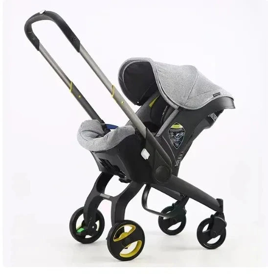 Baby Stroller 3 in 1 High Landscape Newborn Car Seat Stroller Infant Trolley Wagon Portable Baby Pushchair Cradle Travel System GlowCart