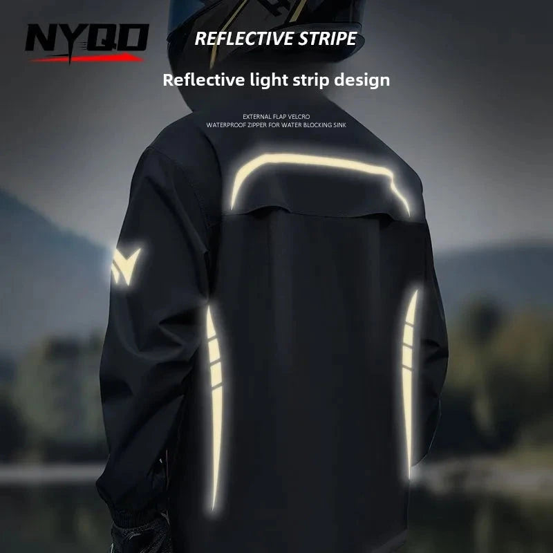Rain Proof Riding Suit Motorcycle Raincoat for Men and Women GlowCart