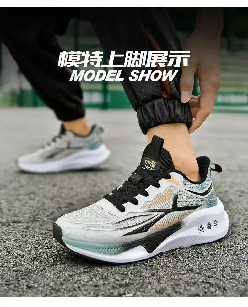 Running & Walking Men's Shoes - Lace-up, Lightweight, GlowCart