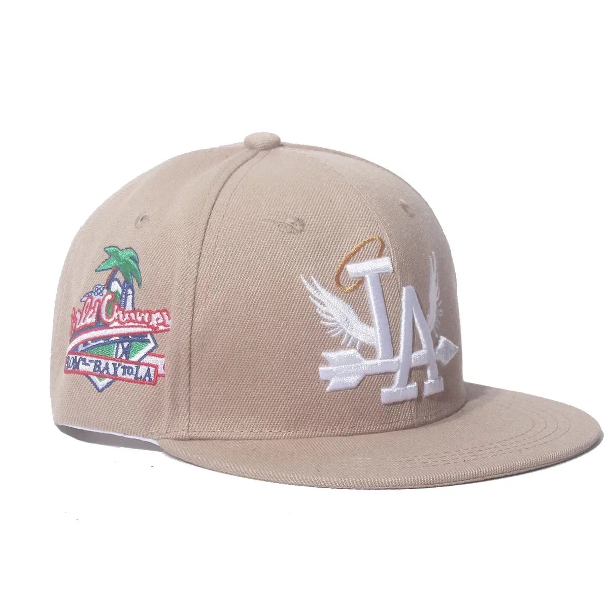 2025 New Letter Wing Side Coconut Tree Embroidery High GlowCart