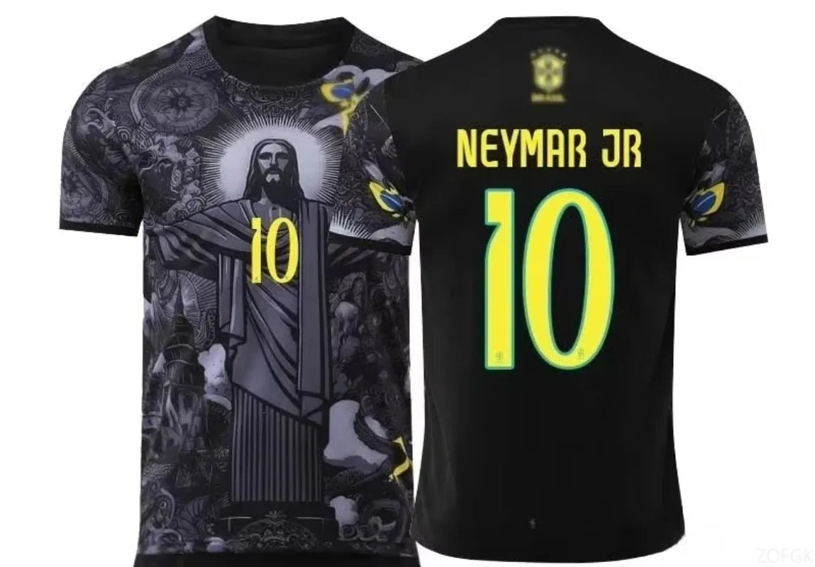 25 New Football Training T-Shirt Special Edition Brazilian Jesus Redeemer 3D Print Quick Dry Breathable Sports Short Sleeve Tops GlowCart