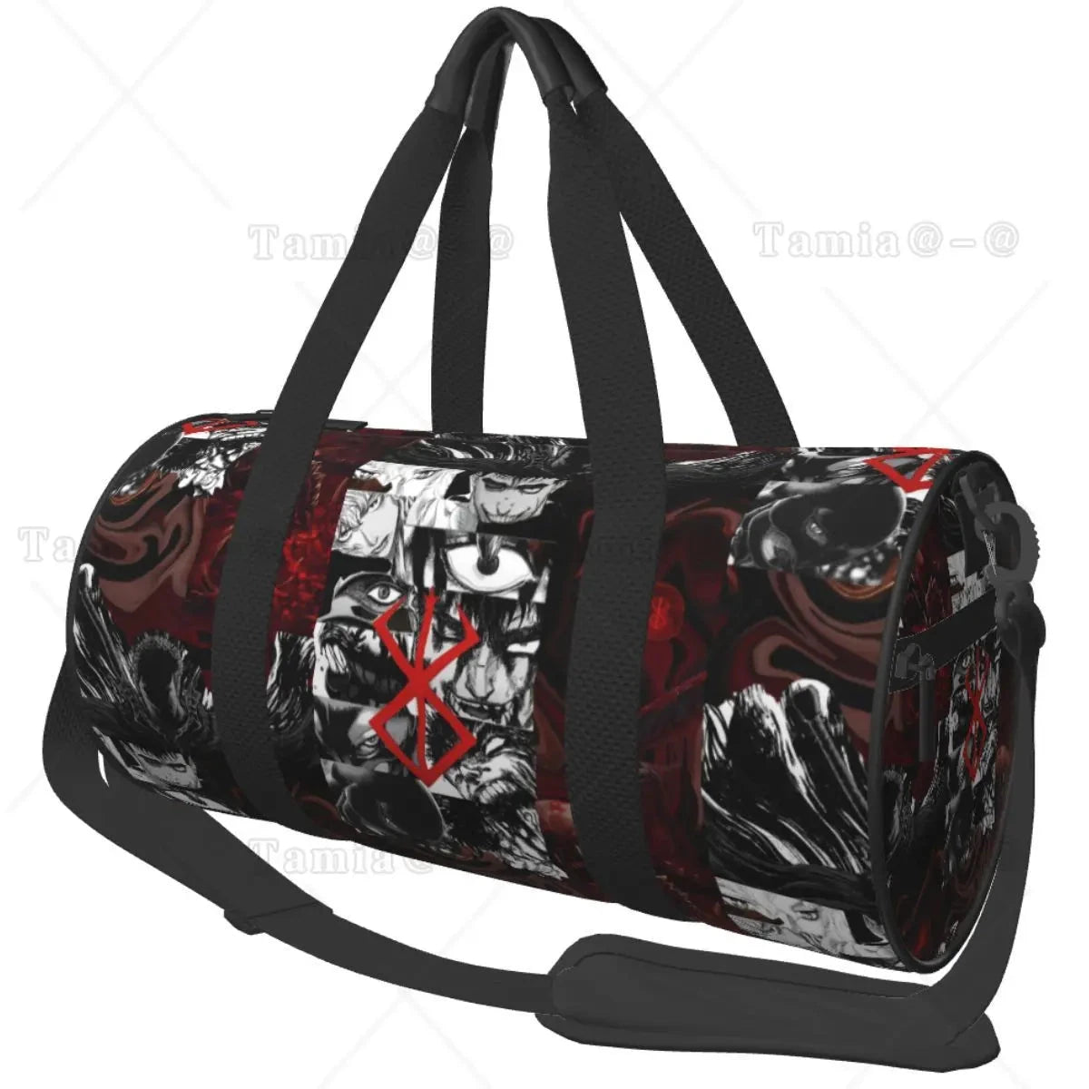 Japan Anime Bereserk Sports Gym Bag with Pocket Waterproof GlowCart