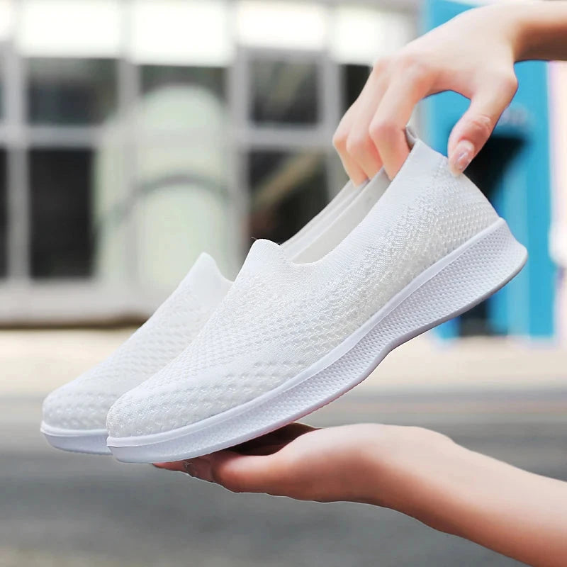 Spring Autumn SliP-ON Couple Shoes Women's Mesh Breathable GlowCart