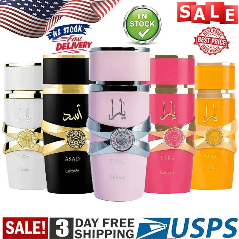 Lattafa Yara Candy Eau de Parfum EDP Spray for Women 3.4 GlowCart