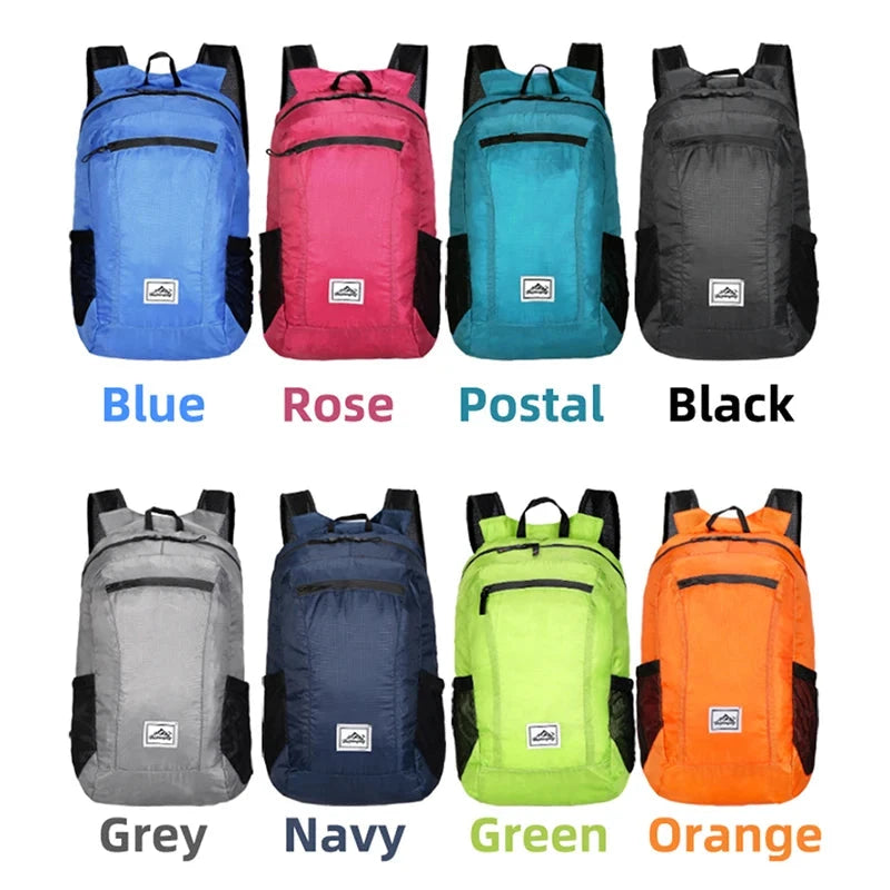 18L Portable Foldable Backpack Folding Mountaineering Bag GlowCart
