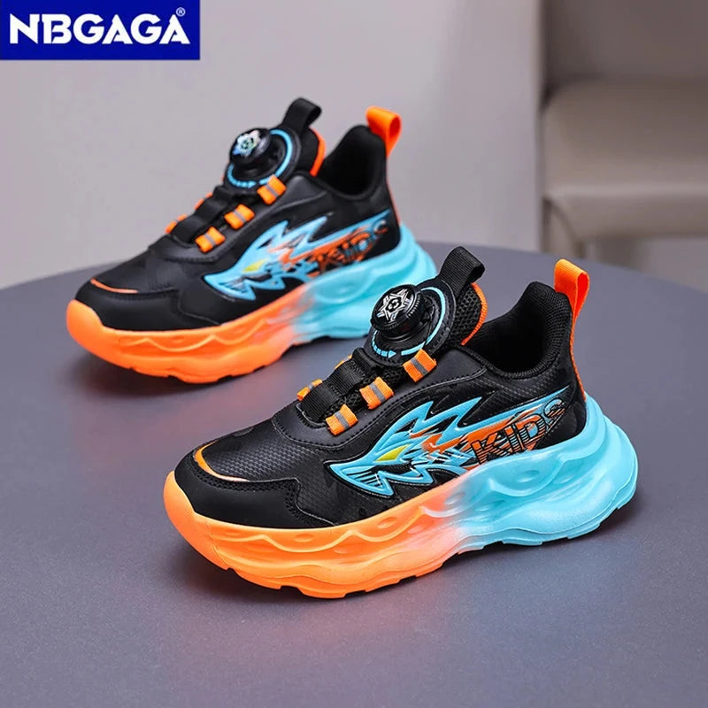 Children Shoes For Boy Breathable Running Sneakers Lightweight Anti Slip School Casual Walking Shoes Outdoor Kids Tennis GlowCart