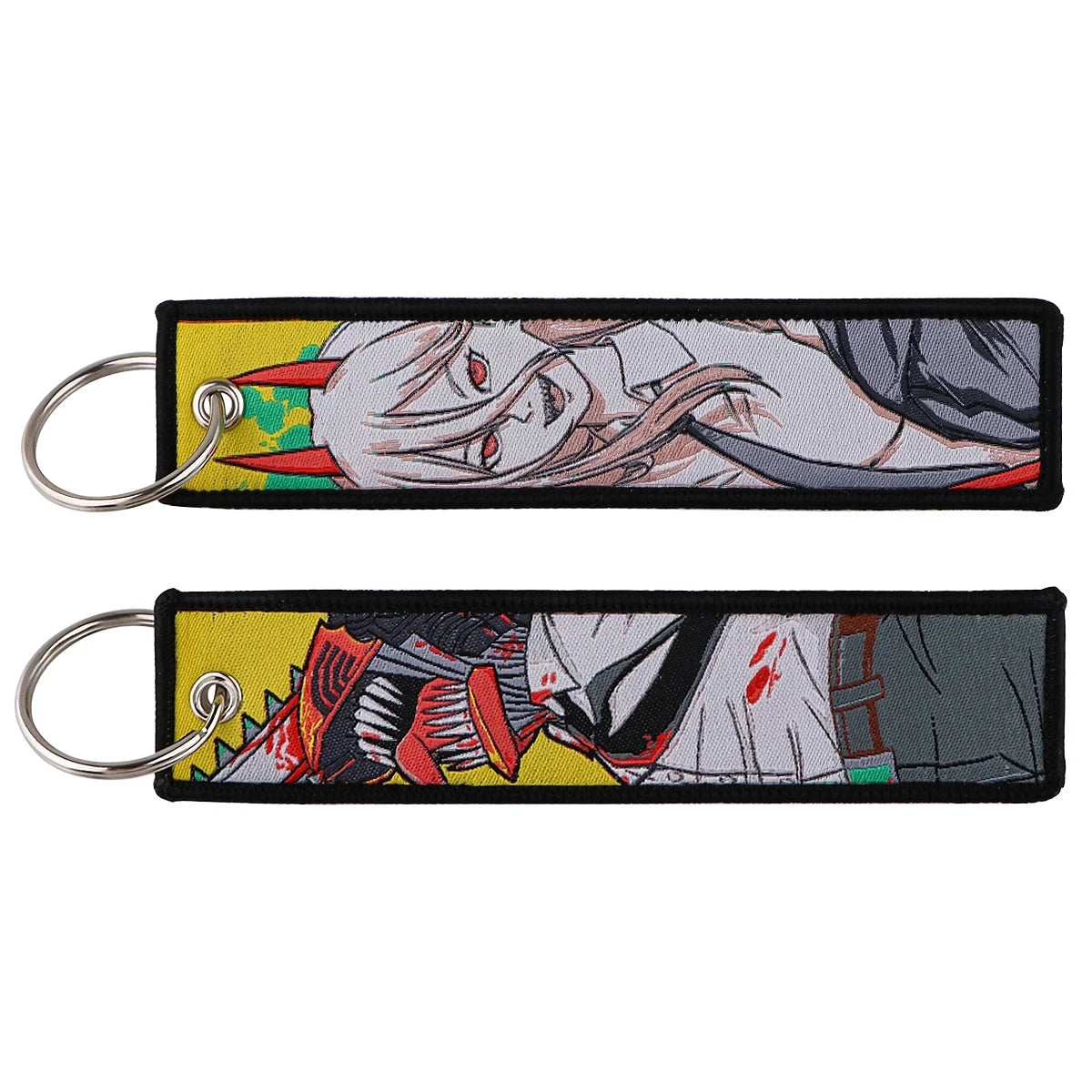 Classic Anime Cool Embroidery Key Fobs Key Tag Motorcycles GlowCart