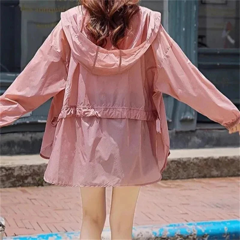 Women‘s Sun Protection Jacket 2024 New Summer Fashion Female GlowCart