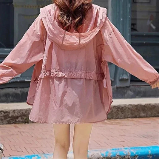 Women‘s Sun Protection Jacket 2024 New Summer Fashion Female GlowCart