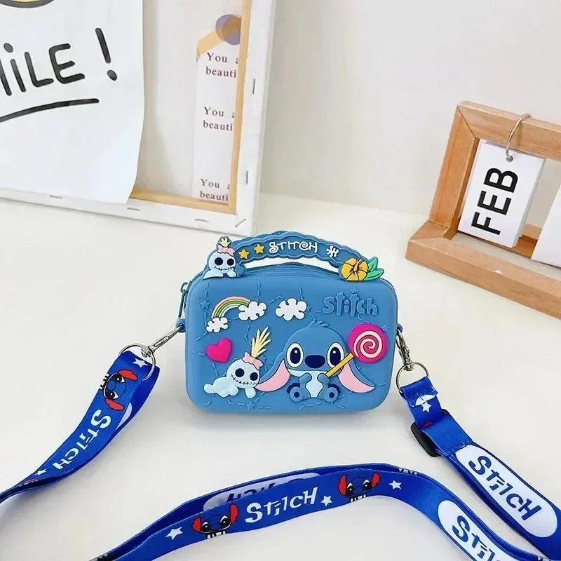 Stitch Disney Silicone Bag Cartoon Anime Figure Stich GlowCart