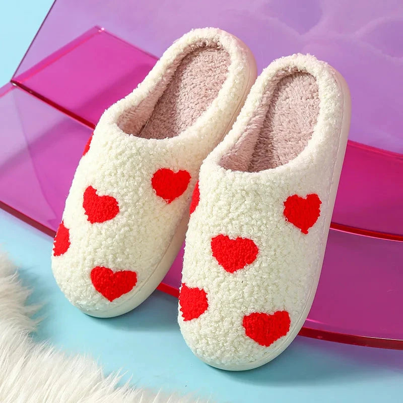 New Winter Lovely Women Slippers Girls Fashion Flowers Home GlowCart
