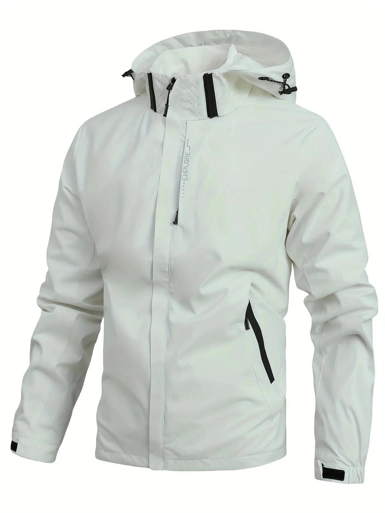 Men's Waterproof Rain Jacket Lightweight Outer Hooded GlowCart