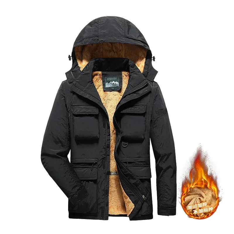 Detachable windproof sleeved hooded jacket suitable for GlowCart