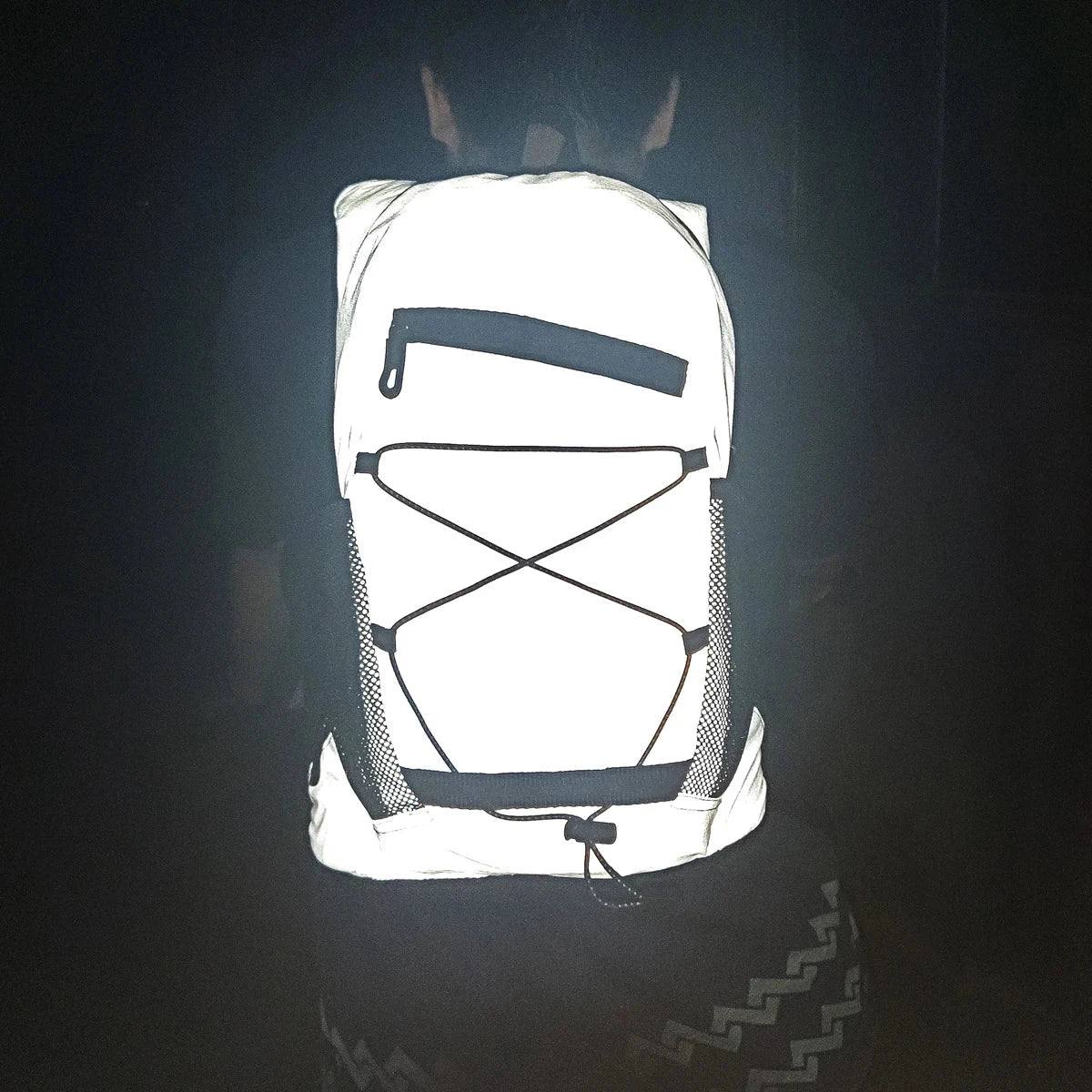 Reflective backpack, outdoor mountaineering bag, hydration GlowCart