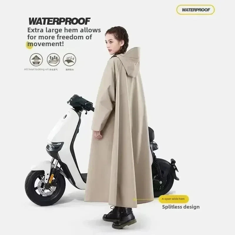1PC Thickened Adult Waterproof Motorcycle Raincoat Durable GlowCart