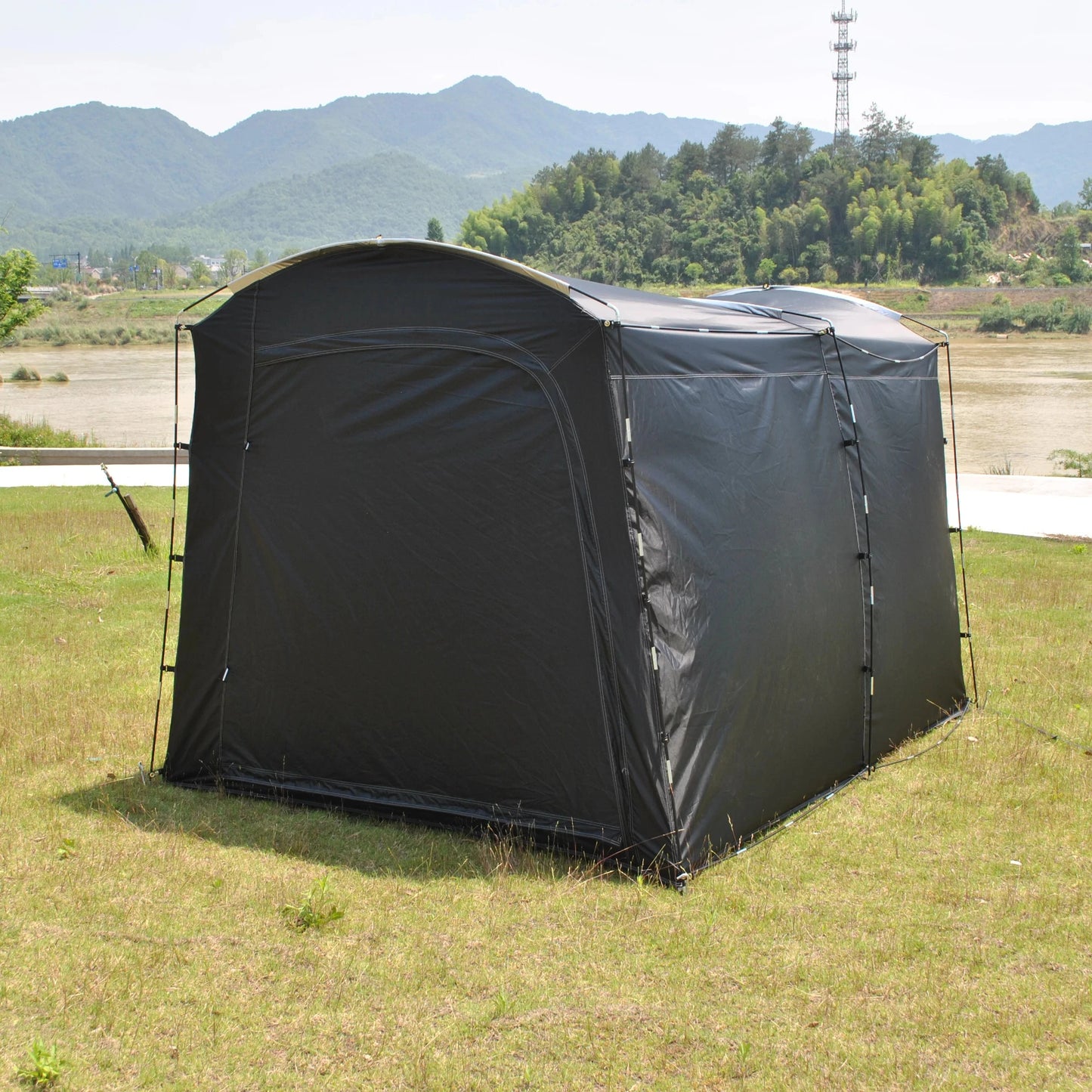 Camping Tents Tunnel Tent 4 Person Family Tents with 2 GlowCart