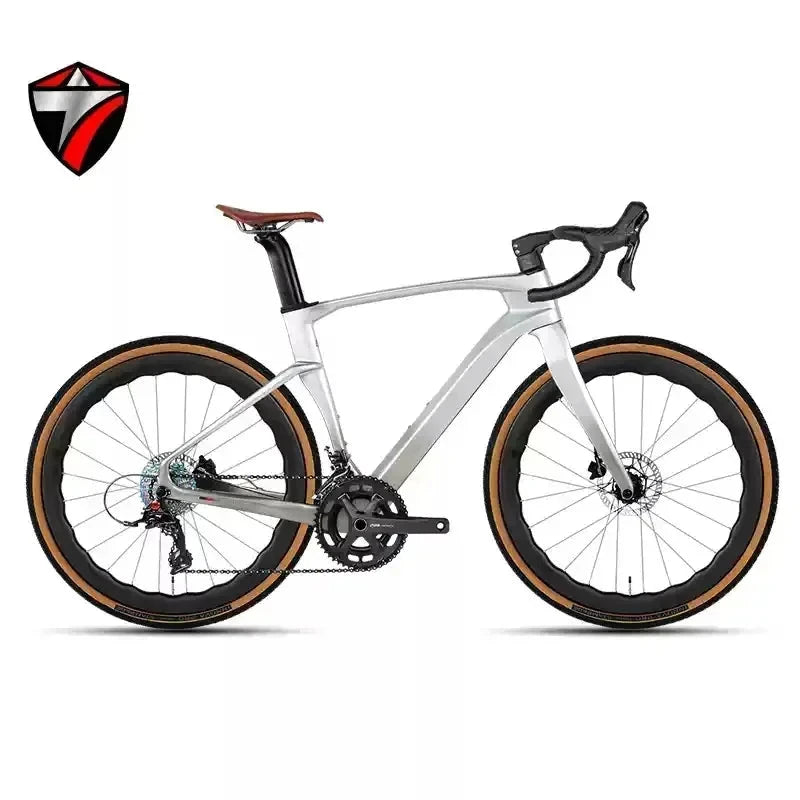 TWITTER Holographic color Gravel V3 RS-24Speed Off-road grade T900 carbon fiber bycicle 700*40C hydraulic disc brake gravel bike GlowCart