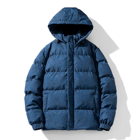 Men's Warm Cotton Padded Jacket Winter Stand Collar Short Parka Coat Casual Thickened Outdoor Sporty Wear 2025  men jacket blue GlowCart