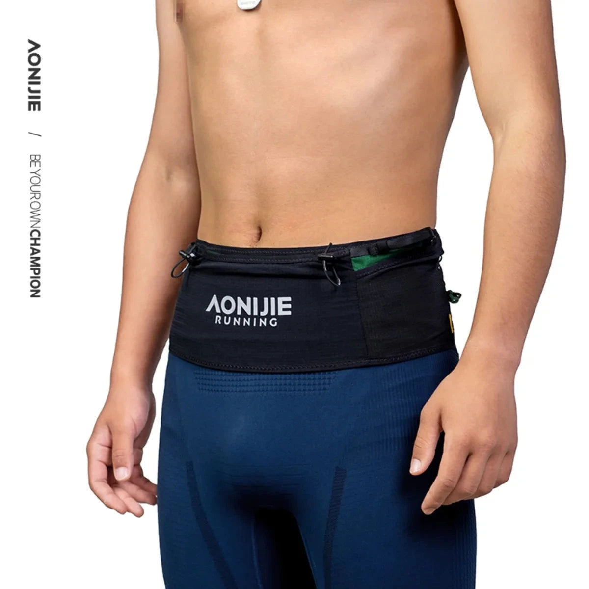 AONIJIE W8141 Running Belt Bag Outdoor Breathable Lightweight Woman Man Waist Pack with 500ml Water Bottle Soft Flask GlowCart